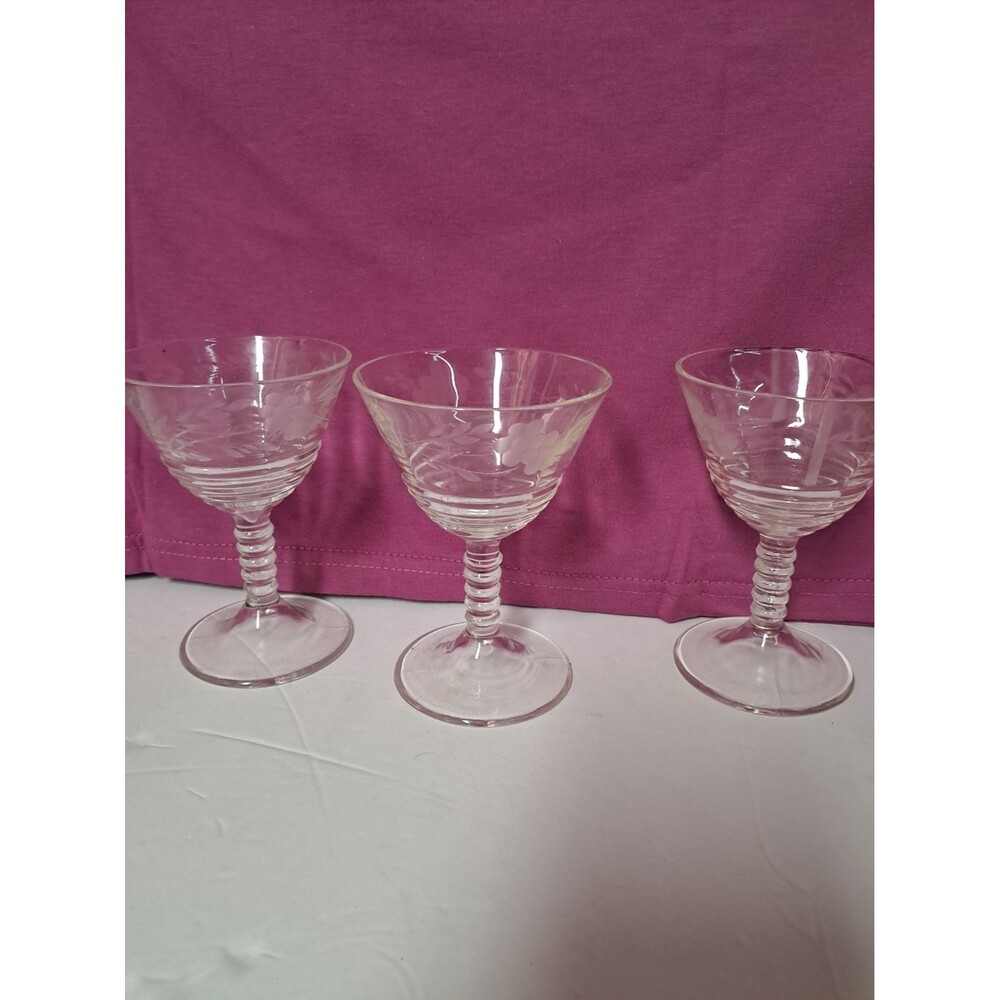 3 Champagne Glasses